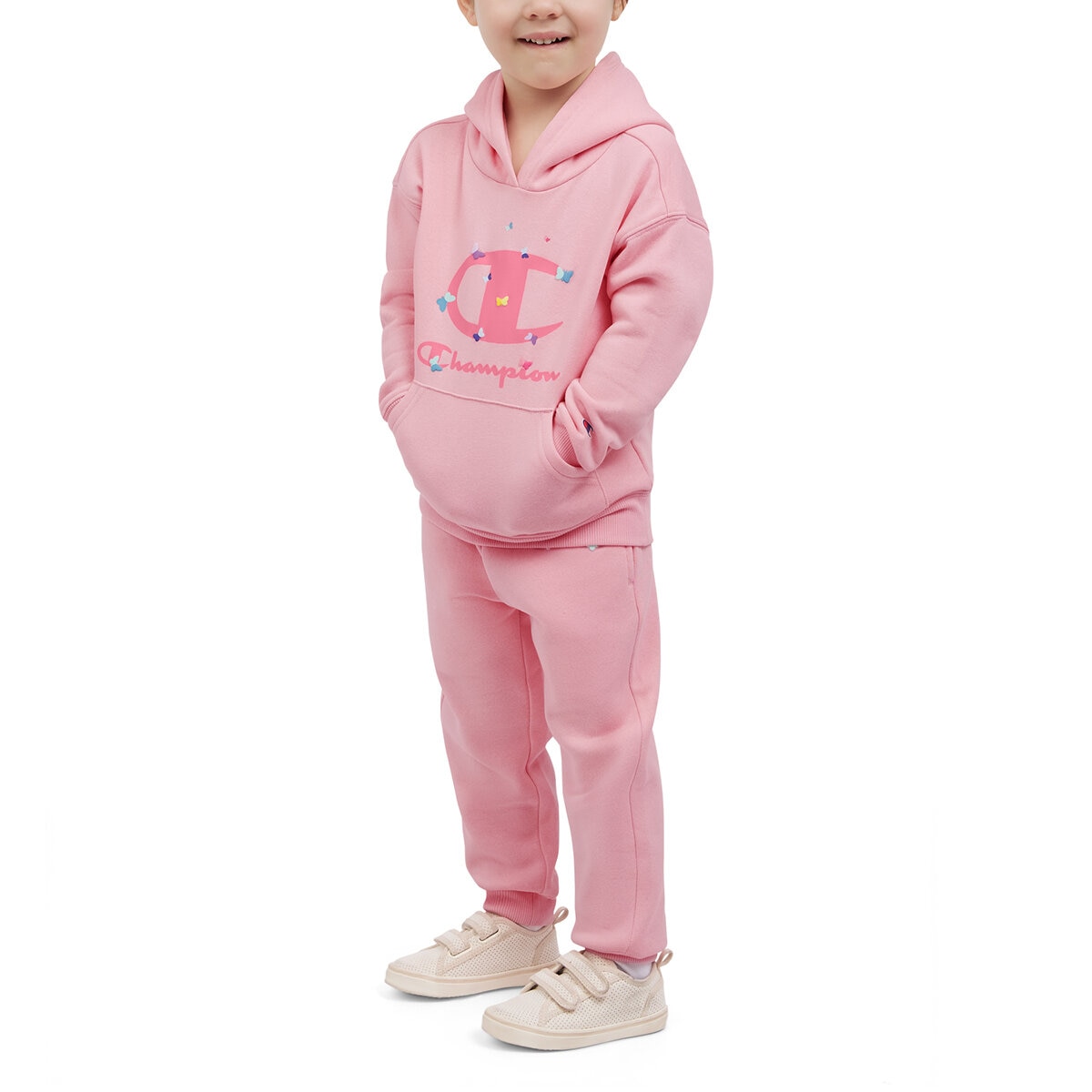 Champion Conjunto para Niños y Niñas Rosa 2 Años