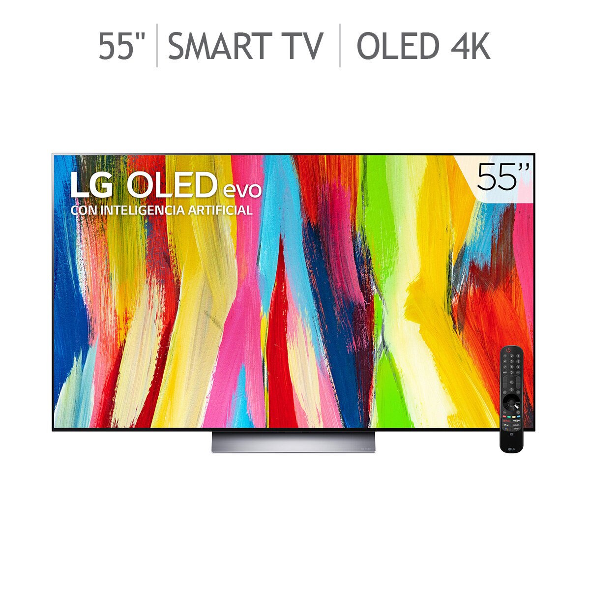 LG Pantalla 55" OLED EVO 4K Smart TV AI ThinQ Costco Mé...