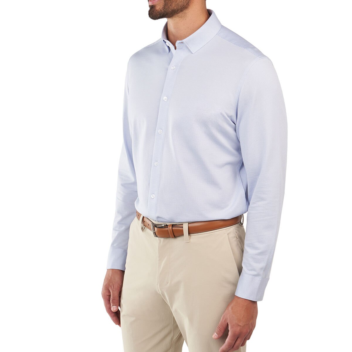 Kirkland Signature Camisa para Caballero Azul Extra Grande