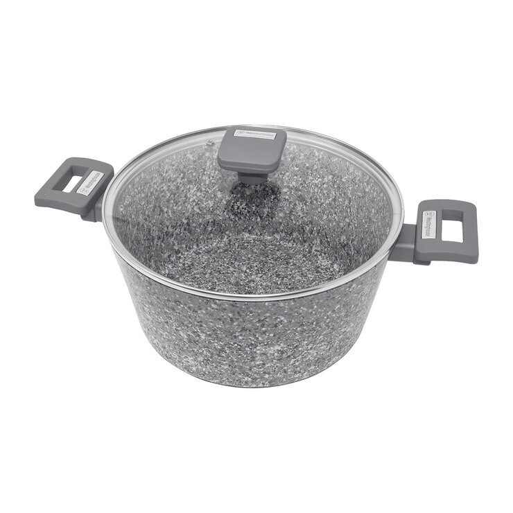 Westinghouse Olla de Mármol Gris con Tapa 28 cm