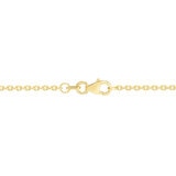 Collar de Gota, Amatista Morada, Oro 14k