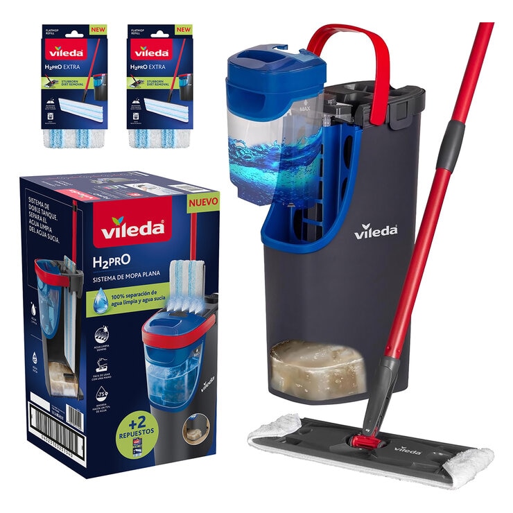 Vileda H2Pro Sistema de Limpieza 3 pzas