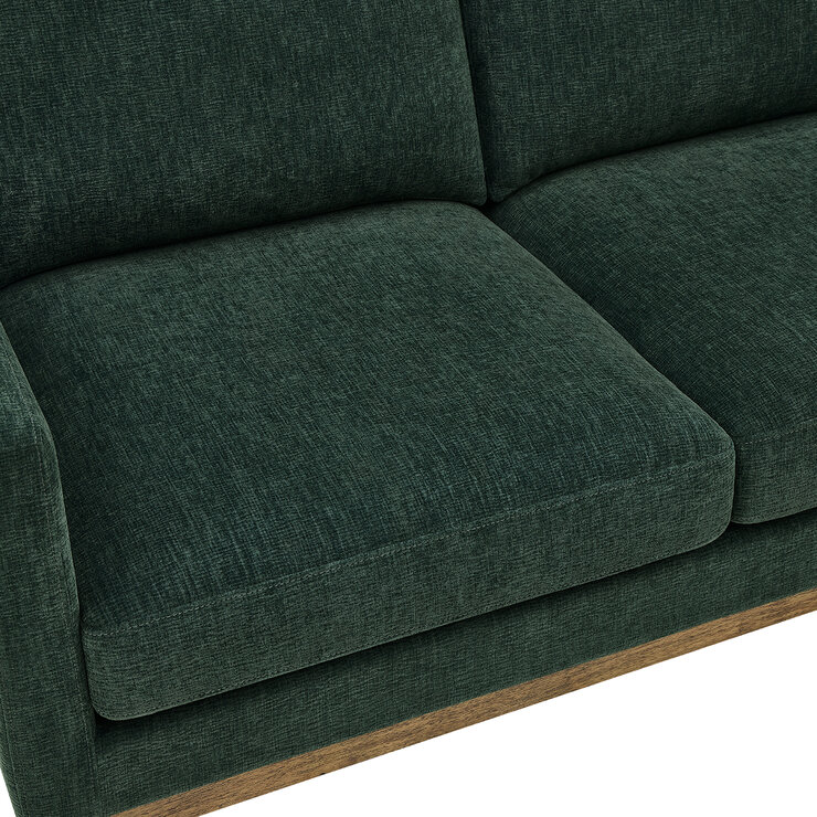 Henredon, Sofá Reversible De Tela Estilo Chaise