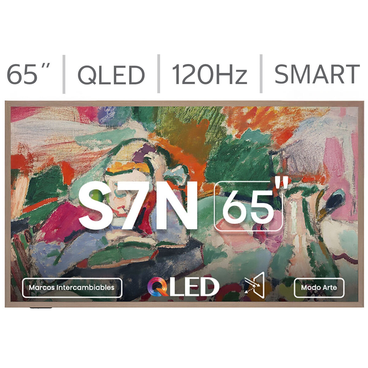 Hisense Pantalla 65" QLED 4K Canvas Google TV