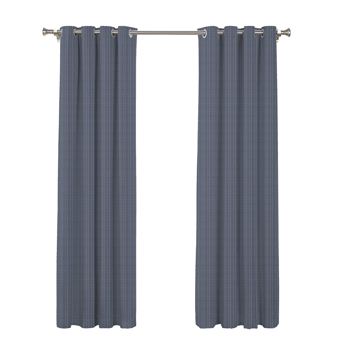 SUN + BLK Cortinas Con Bloqueo Total de Luz 132 cm x 213 cm NAVY 