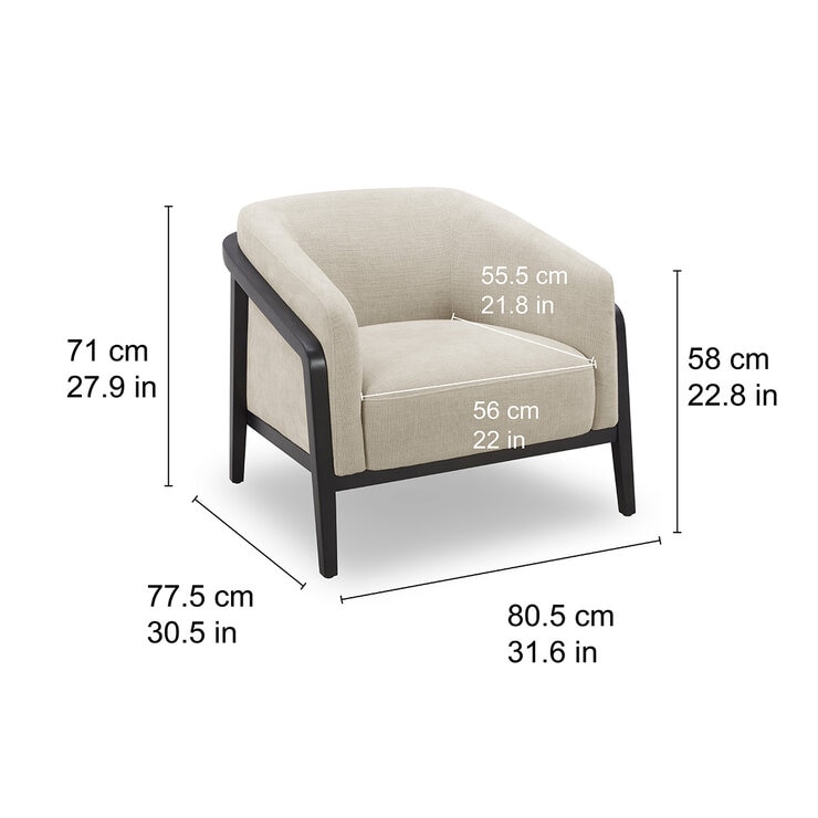 Aiden & Ivy, Silla Decorativa de Tela Aiden & Ivy, Silla Decorativa de Tela