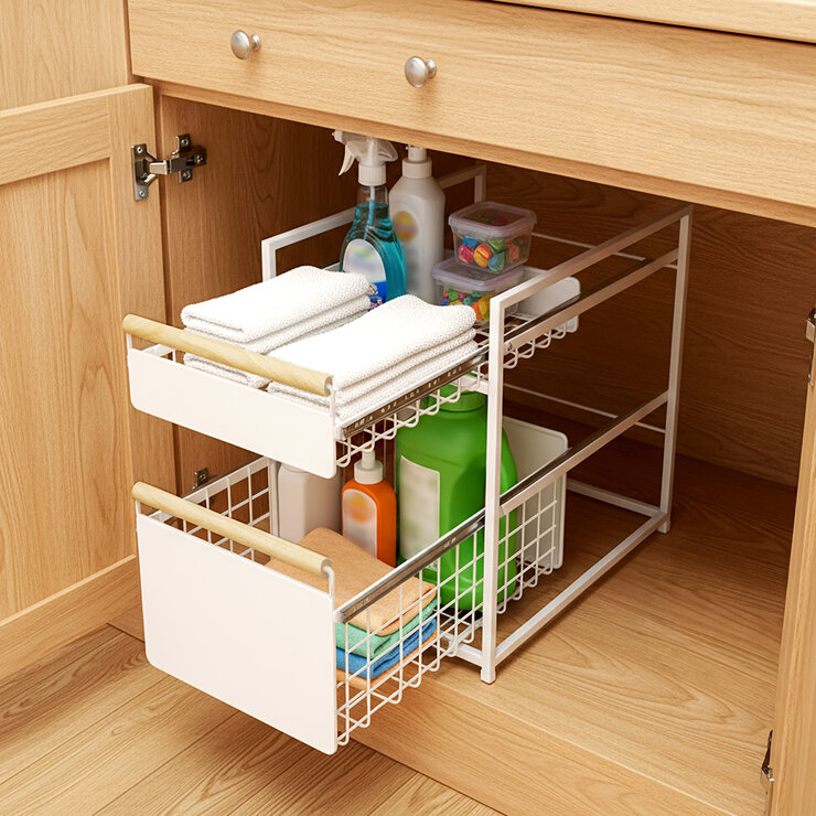 Mesa - Inspired Living, Organizador Metálico de 2 Niveles Mesa - Inspired Living, Organizador Metálico de 2 Niveles