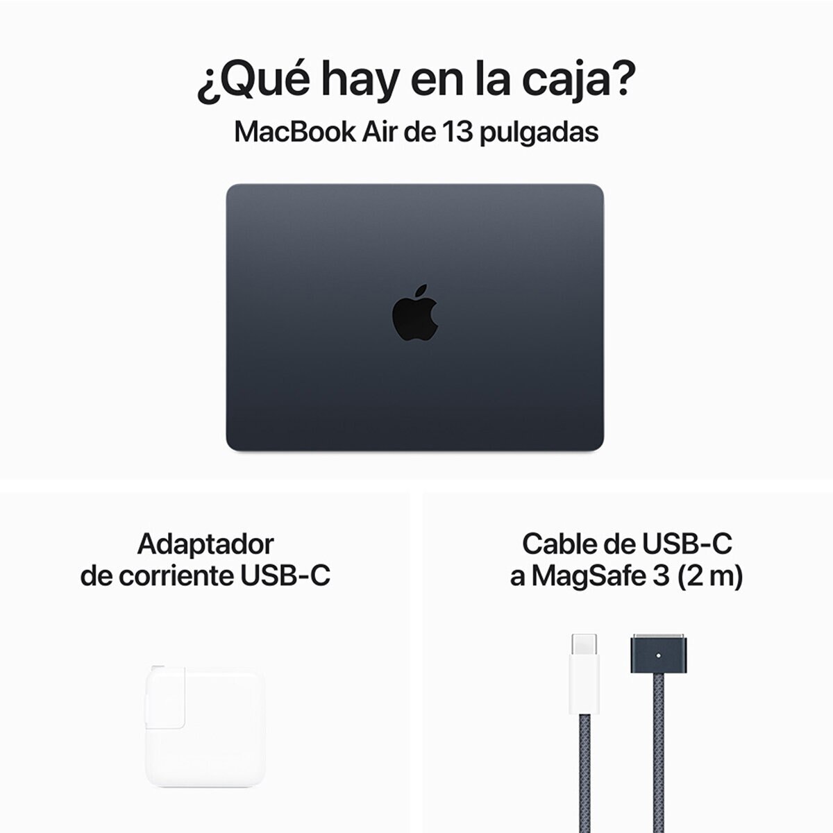 Apple MacBook Air 13" Chip M3 512GB Medianoche