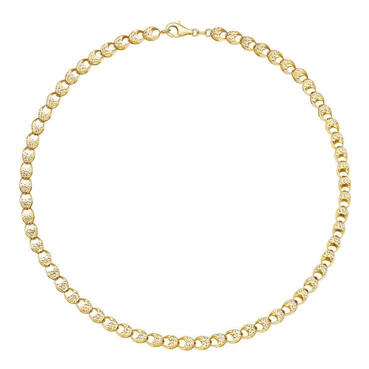 Cadena para Dama, 45.72cm, Oro Amarillo de 14k