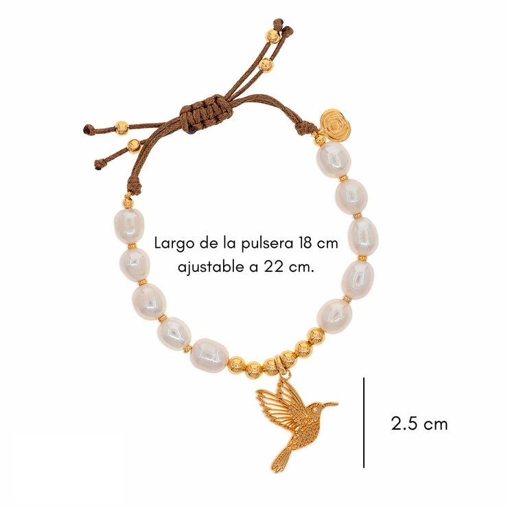 Ablime, Set de Anillo y Pulsera Colibrí