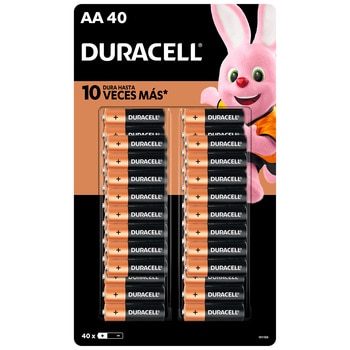 Duracell, Pilas Alcalinas AA de 40 piezas