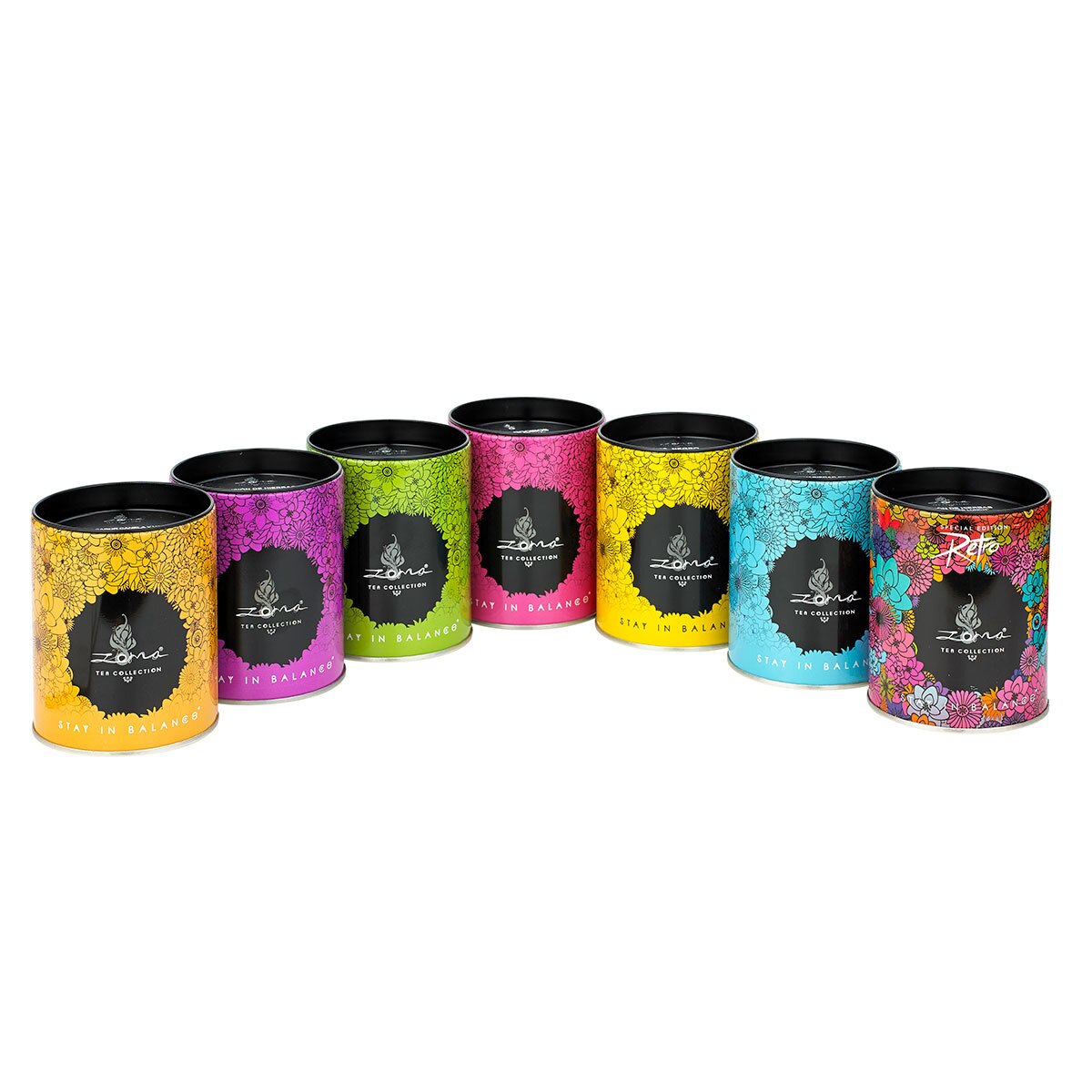 Zoma Tea Colección de 9 Latas de Té de Hoja