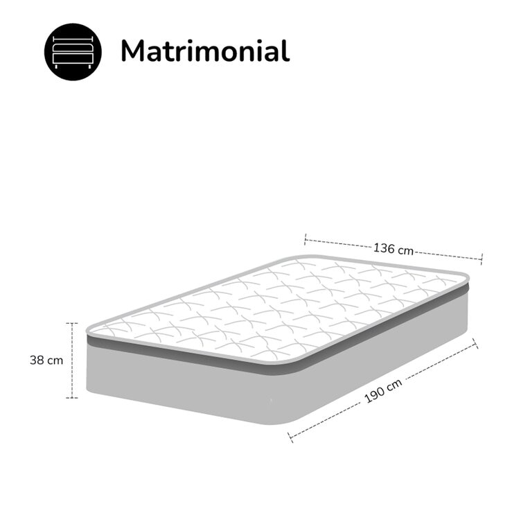 América, Brunel, Colchón Matrimonial
