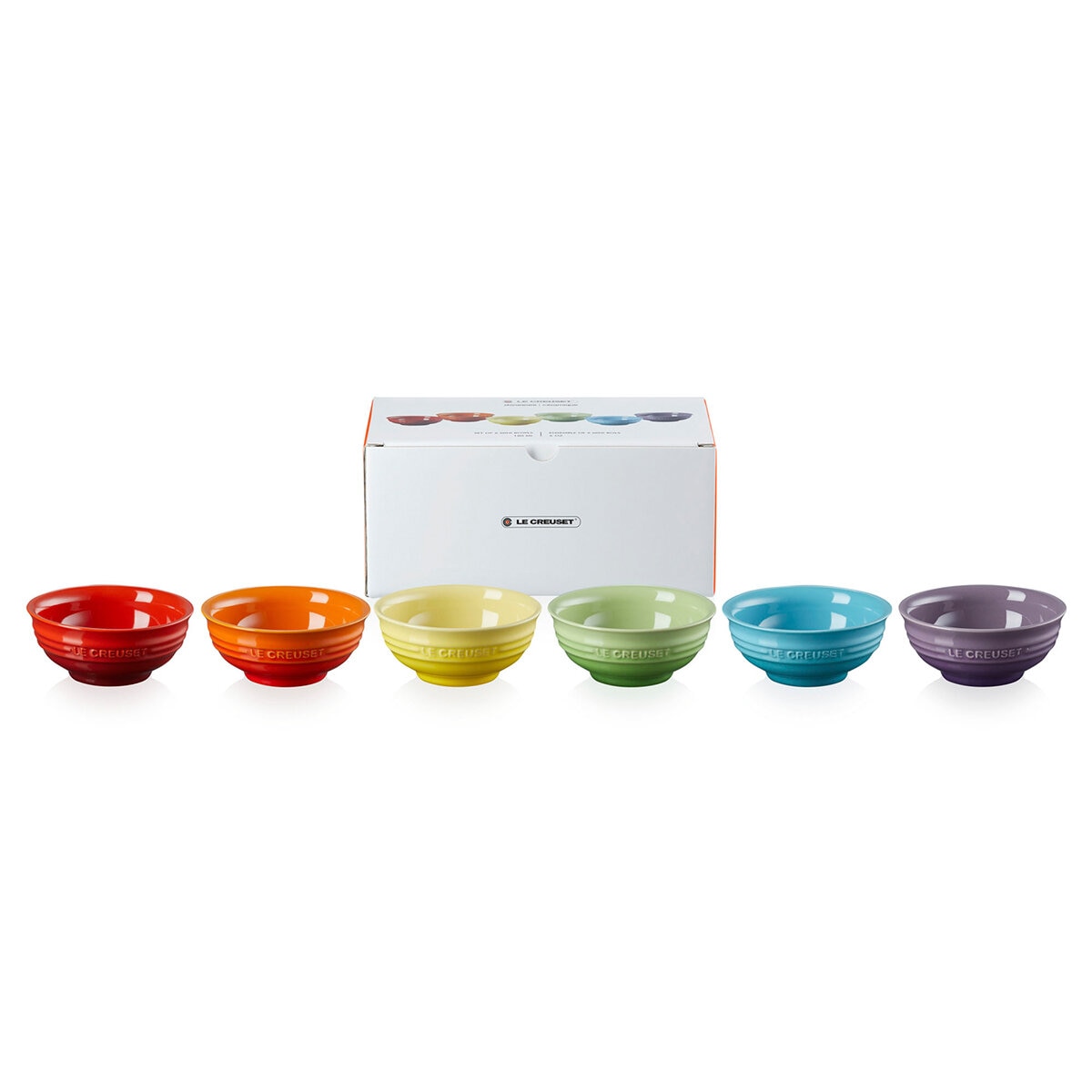 Le Creuset Set de 6 Mini Bowls Arcoiris