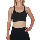 90° Degree By Reflex Brasier deportivo para Dama Negro Grande