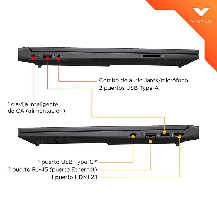 HP Victus Gaming 15-fb3703la Laptop 15.6" Full HD AMD Ryzen 7 16GB 1TB SSD + 12 Meses M365