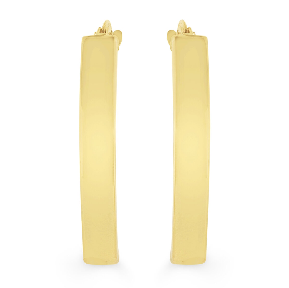 Aretes, Arracadas Ovalados, Oro Amarillo 14K