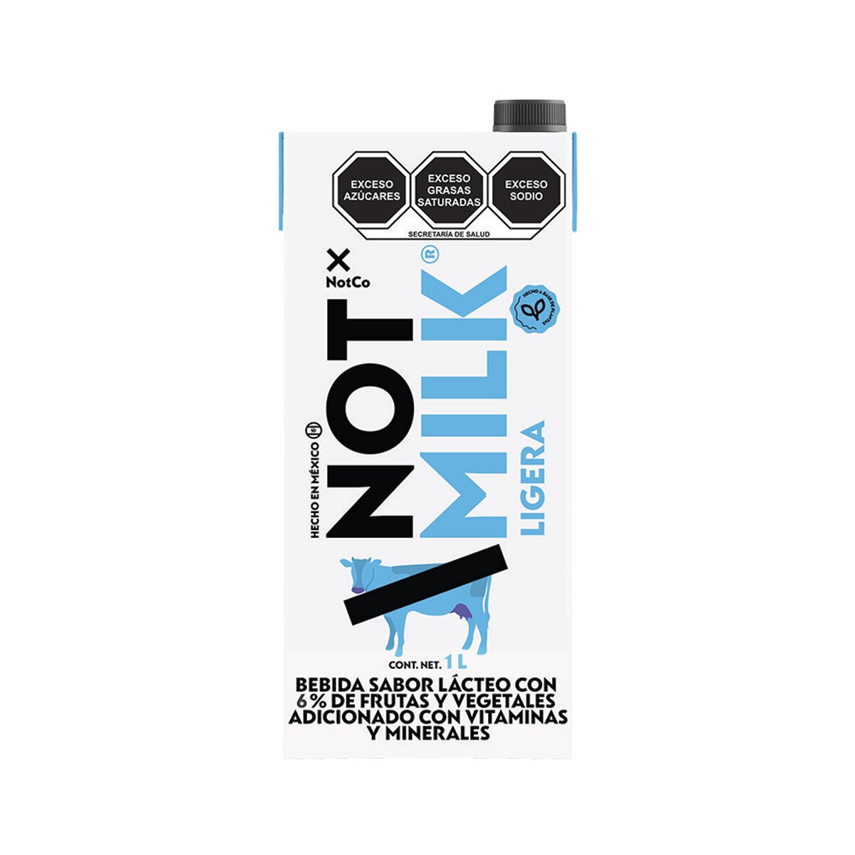 Not Milk Bebida Sabor Lácteo Ligera 6 pzas de 1 l Costc...