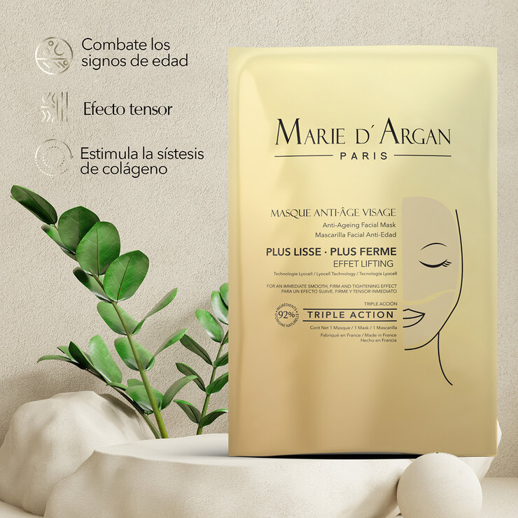 Marie D'Argan, Sérum Contorno de Ojos + 3 Mascarillas Antiedad