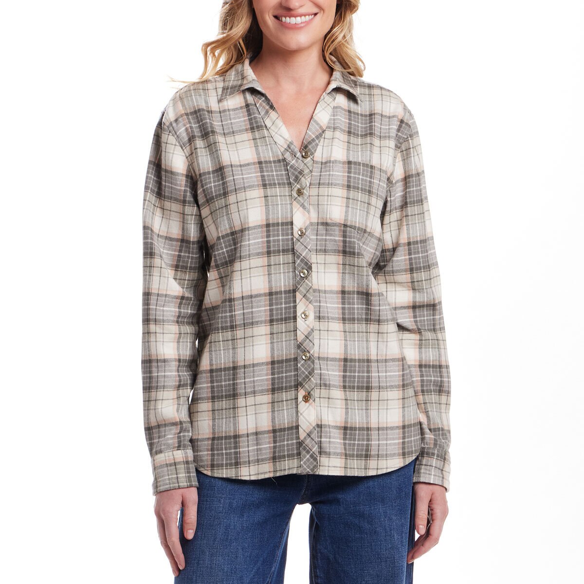 Weatherproof Vintage Blusa para Dama Verde Extra Chica