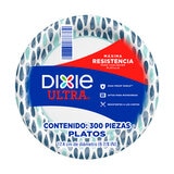Dixie Ultra Platos de Papel 300 pzas de 17.4 cm