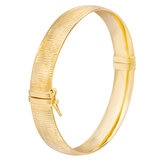 Brazalete con Corte de Diamante, Oro Amarillo de 14k