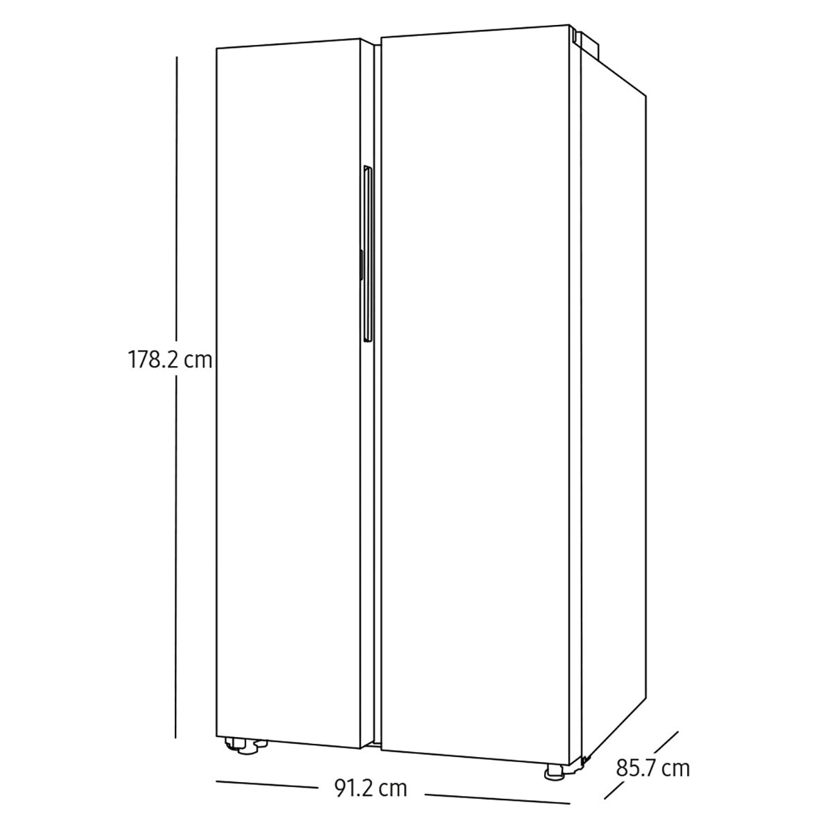 Samsung Refrigerador Bespoke 28' Side by Side