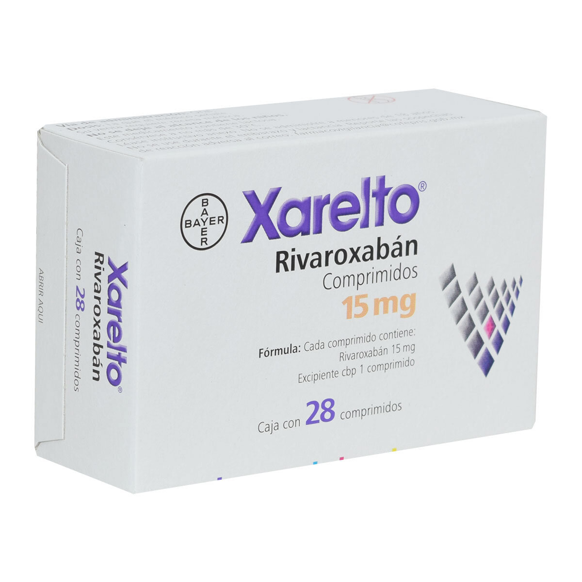 Xarelto 15mg 28 Comprimidos 