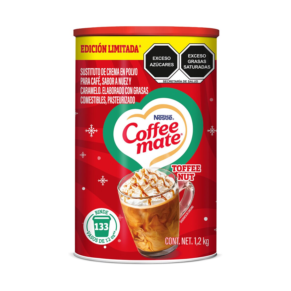 Coffee Mate Sustituto de Crema Sabor Toffee Nut 1.2 kg