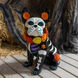 Figura Decorativa Día de Muertos, Bulldog Francés