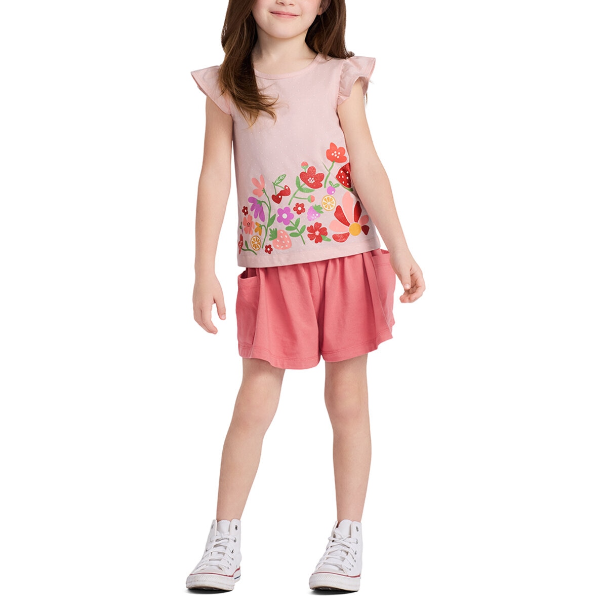 Kids Headquarters Conjunto de 4 Piezas para Niños y Niñas Flores 3 Años