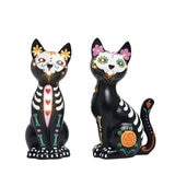 Gatos Decorativos de Día de Muertos