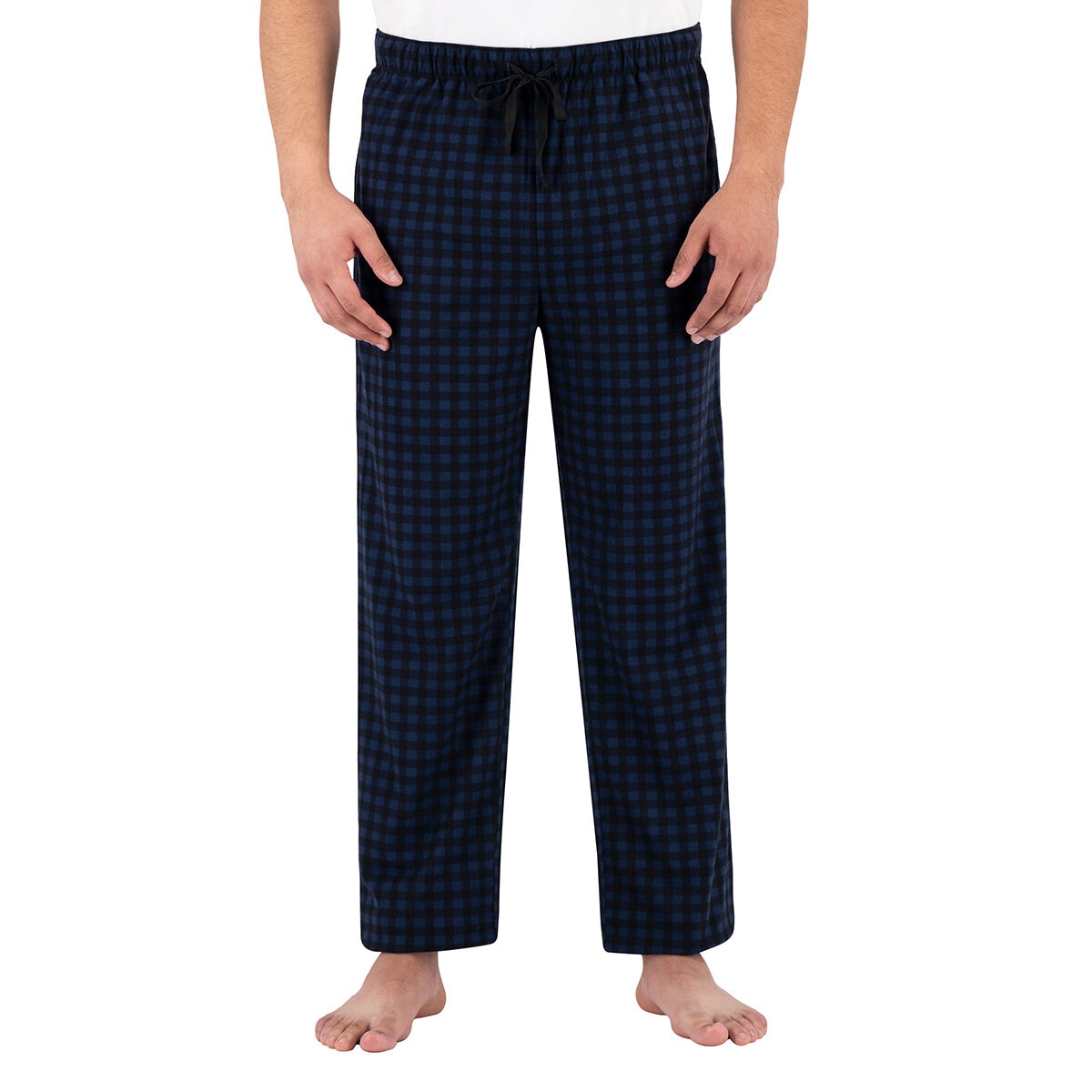 Nautica Pantalones de Pijama 2 Piezas para Caballero Negro Grande