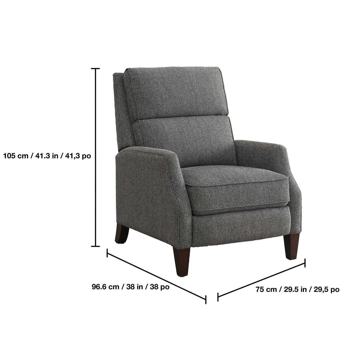 Synergy Home Furnishings, Sillón Reclinable de Tela Synergy Home Furnishings, Sillón Reclinable de Tela