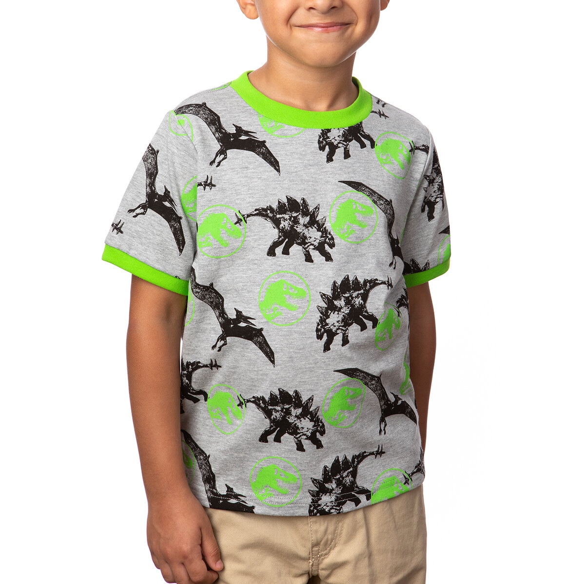 NBC Universal Playera 4 piezas para Niños o Niñas Jurassic World 4 Años