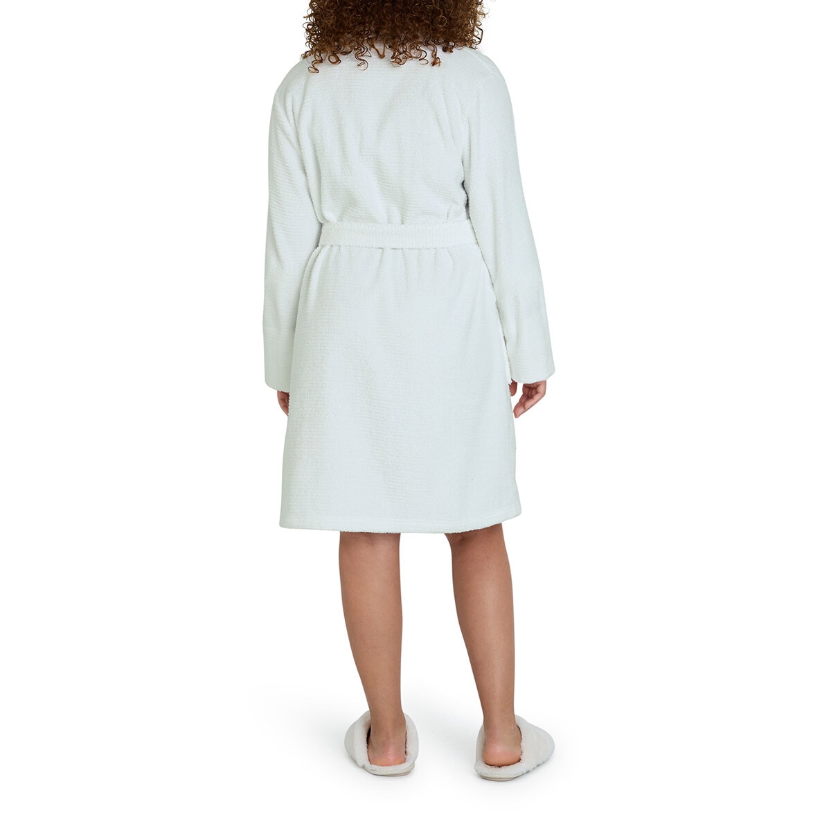 Lands' End Bata para Dama blanco chica
