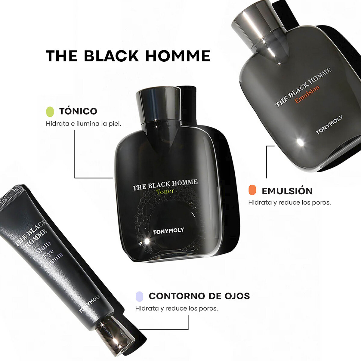 Tony Moly The Black Homme Set 3 pzas
