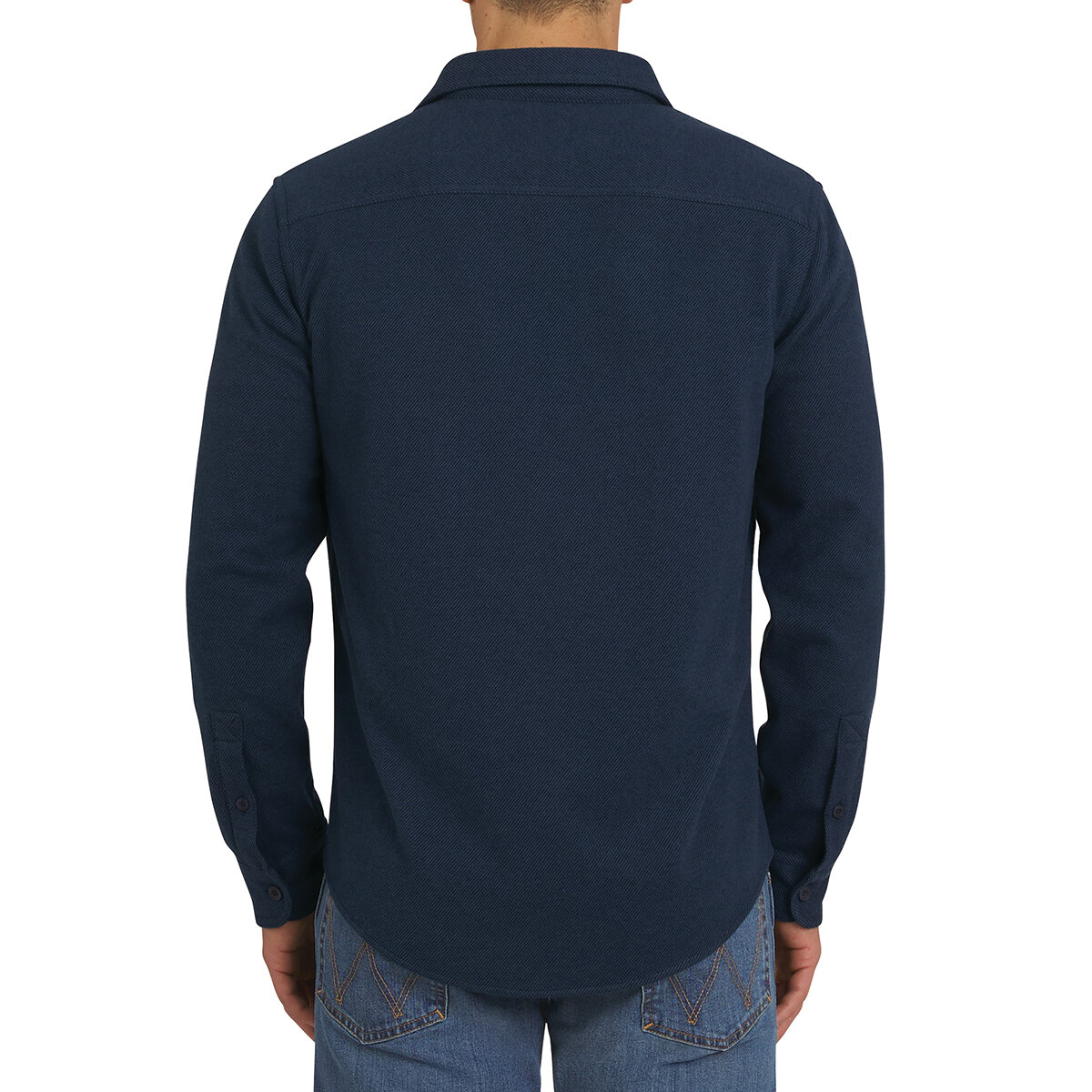 Wrangler Sobre camisa de franela para Caballero Azul Extra Grande