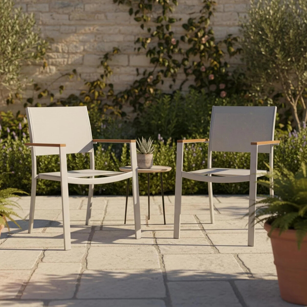 Midtown Concept, Tagula Set de 4 Sillas para Exterior