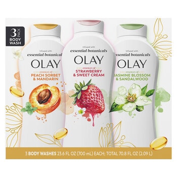 Olay Body Wash Essential Botanicals 3 pzas de 700 ml