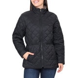 Nicole Miller Original Chamarra reversible para Dama Negro Grande Nicole Miller Original Chamarra reversible para Dama Negro Grande