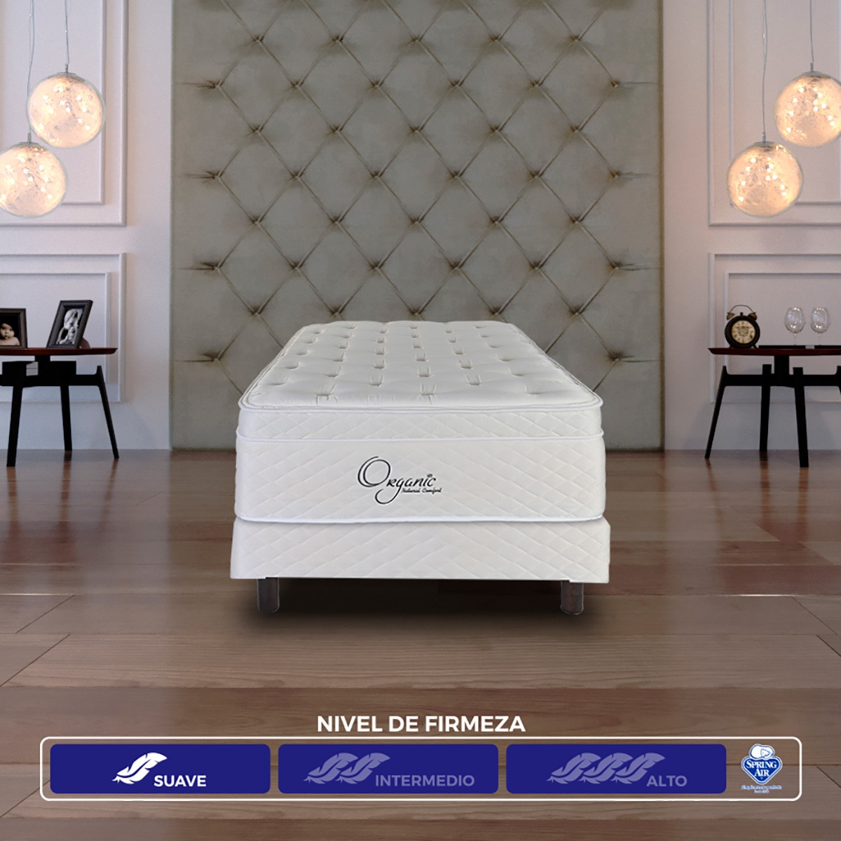 Spring Air Colch n y Base Individual Natural Comfort