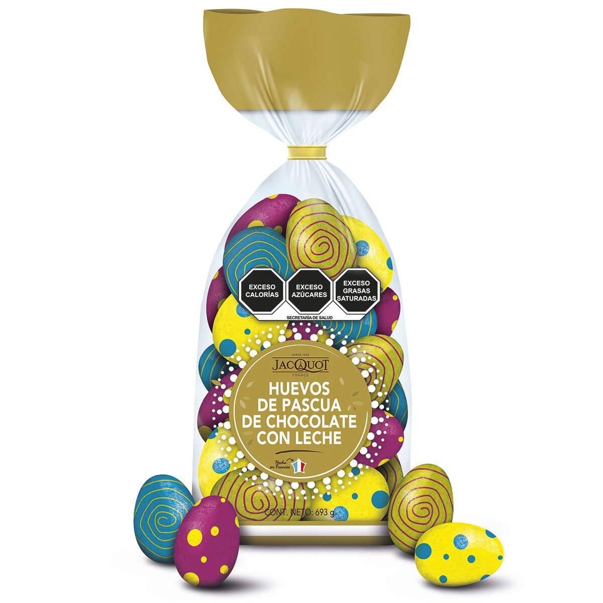 Jacquot Huevos de Pascua de Chocolate con Leche 693 g