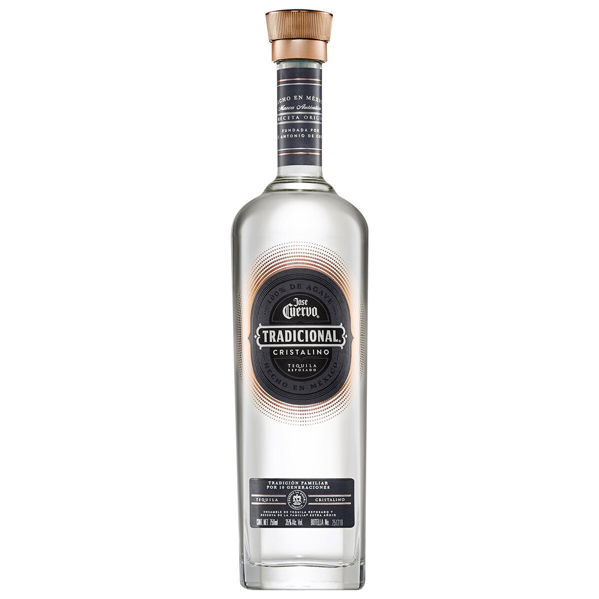 Tequila José Cuervo Tradicional Reposado Cristalino 750 ml Tequila José Cuervo Tradicional Reposado Cristalino 750 ml