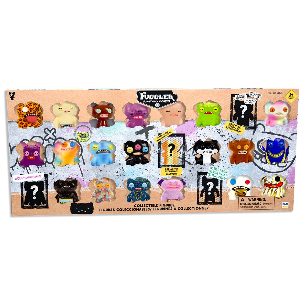 Fugglers Figuras Coleccionables, Paquete con 24 pzas