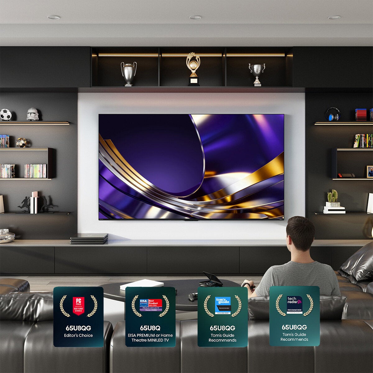 Hisense Pantalla 75" Miniled 4K Google TV 75U7SG Hisense Pantalla 75" Miniled 4K Google TV 75U7SG