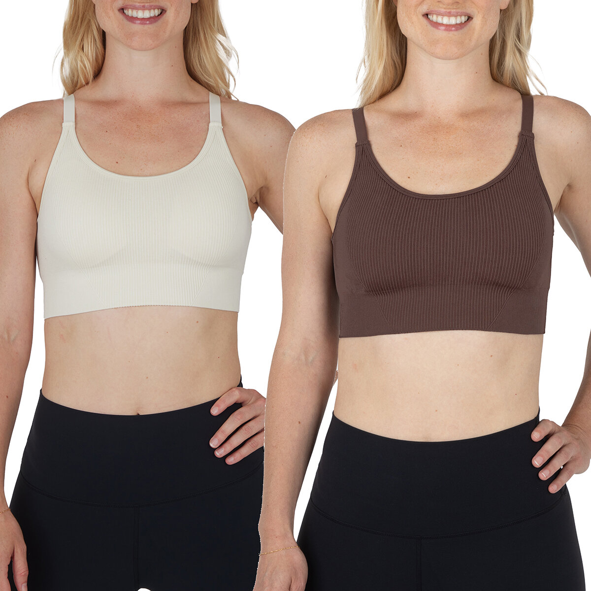 90° Degree By Reflex Brasier deportivo para Dama Blanco Grande