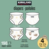 Kirkland Signature Pañales Etapa 4 Unisex 168 pzas