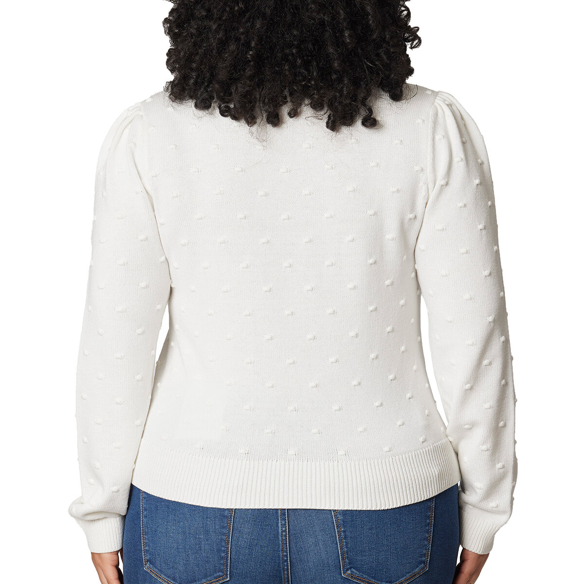 Draper James Suéter para Dama Blanco EE Grande Draper James Suéter para Dama Blanco EE Grande