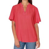 Well Worn Blusa para Dama Rojo Extra Chica